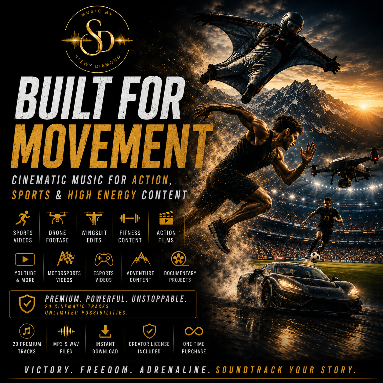 How to Choose the Best Music for Sports Videos, Action Films and High Energy Content