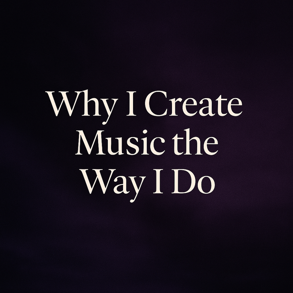 ⚡ Why I Create Music the Way I Do