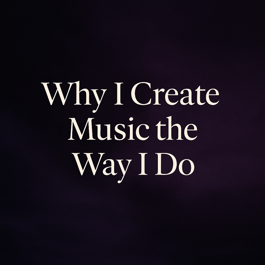 ⚡ Why I Create Music the Way I Do