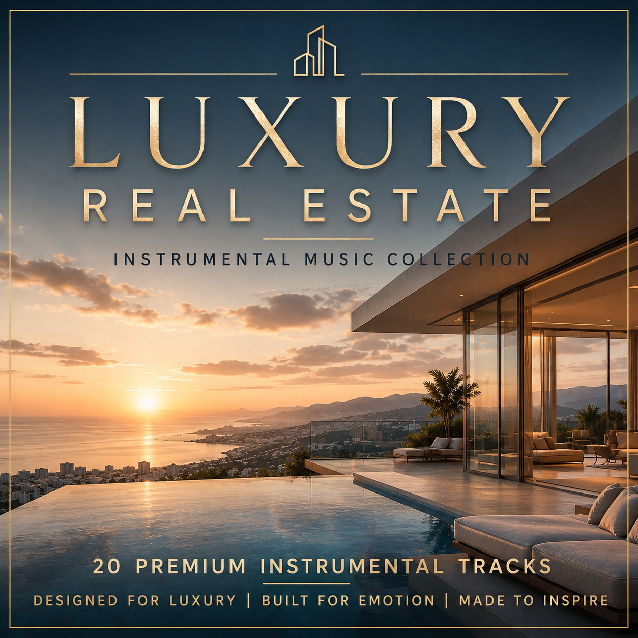 Luxury Real Estate Music Collection - 20 Premium Cinematic Instrumental Tracks for Property Videos & Brand Films