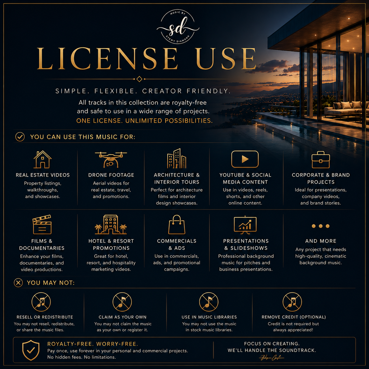 Luxury Real Estate Music Collection - 20 Premium Cinematic Instrumental Tracks for Property Videos & Brand Films